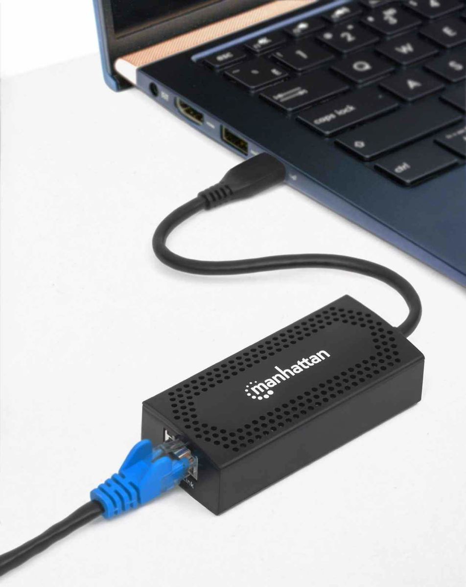 Manhattan 153461 Netzwerkadapter USB-CTM auf 5GBASE-T Schwarz