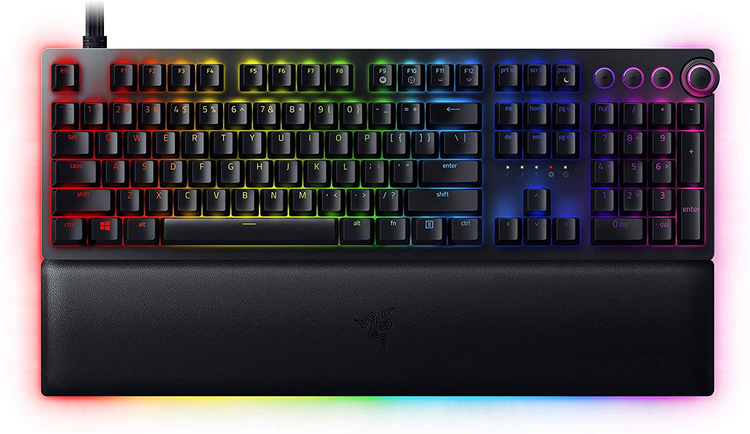 Razer Huntsman V2 Analog Gaming Keyboard Optical Switches RGB USB-C ES-Layout
