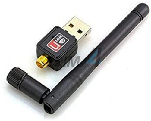 DTC - Wireless adapter USB 2.0 Wi-Fi N with antenna - 150 Mbps
