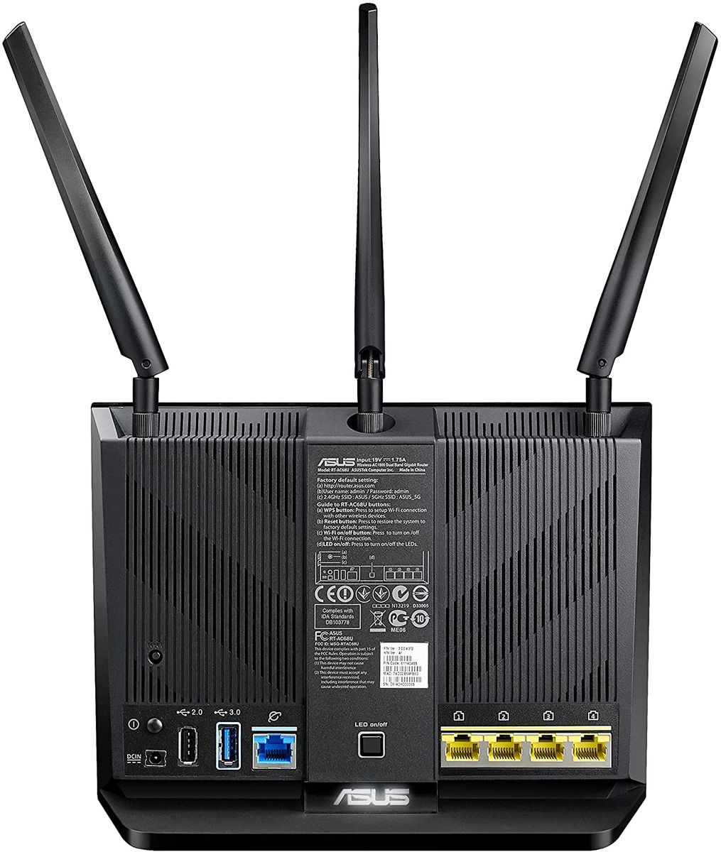 ASUS RT-AC68U WLAN-Router Gigabit Ethernet Dual-Band 4G