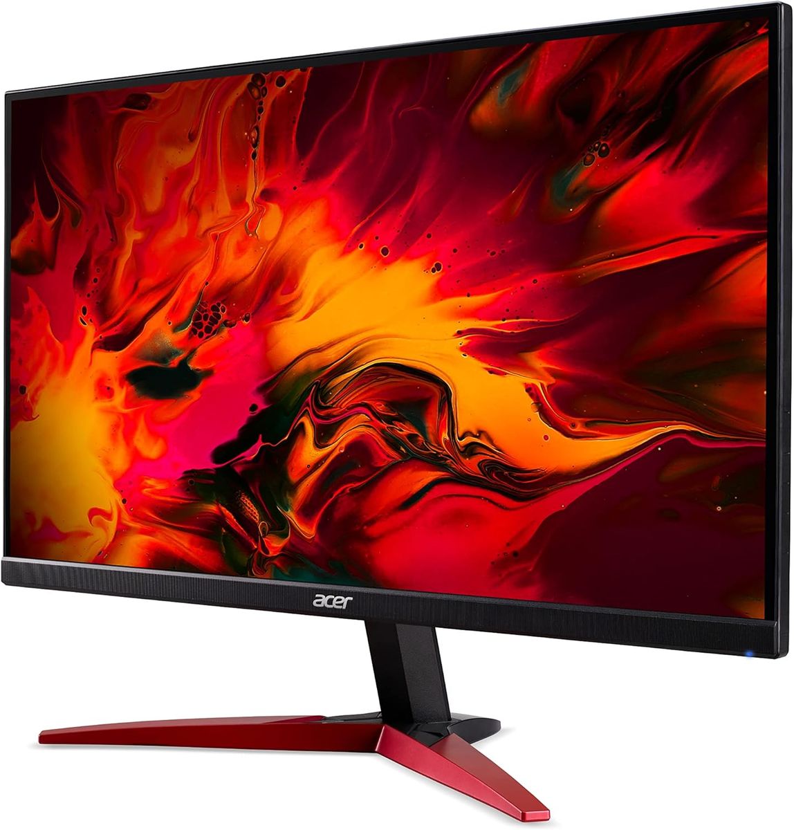 Acer Nitro KG241YS3 Gaming Monitor 23,8 Zoll (60 cm Bildschirm) Full HD, 180Hz, 1ms (VRB), 2xHDMI 2.0, DP 1.2, AMD FreeSync Premium, Schwarz