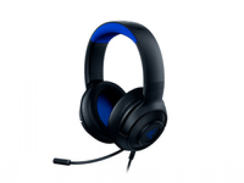 Razer Kraken X for Console Gaming Headset Virtual 7.1 Surround-Sound 3.5mm Multi-Plattform Black/Blue
