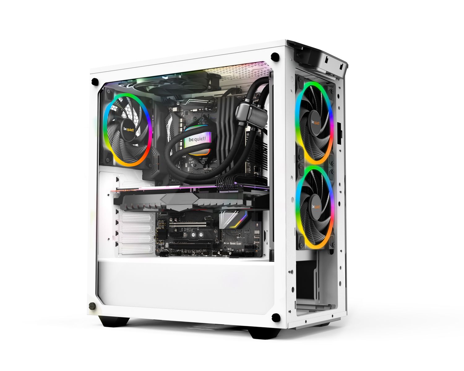 be quiet! Pure Loop 2 FX 280mm All-in-One-Flüssigkeitskühler, 2x 140mm PWM-Lüfter, RGB, kompatibel mit AM5/LGA1700, Schwarz