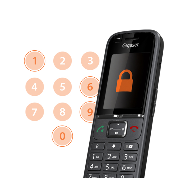 Gigaset S700H PRO DECT-Telefon Anrufer-Identifikation Anthrazit