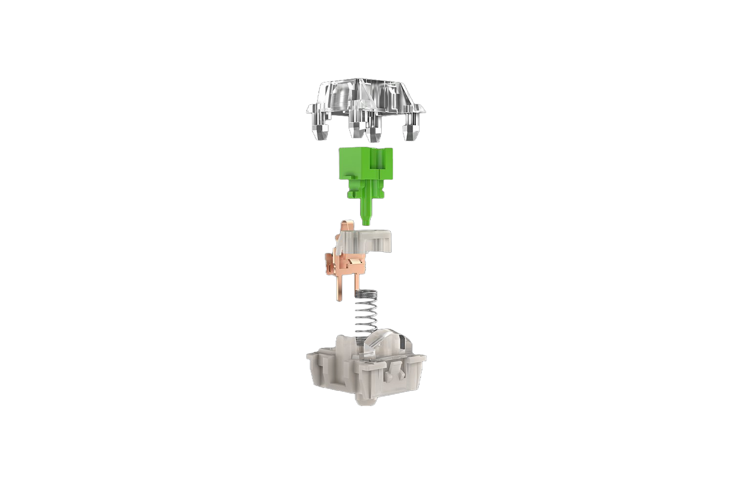 Razer Schlüsselschalter Grün, Transparent 36 Stück(e)