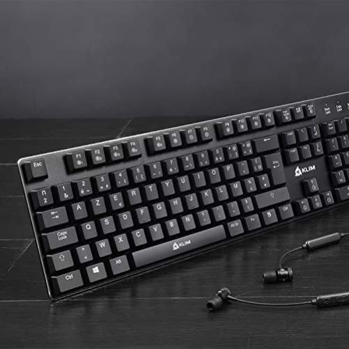 KLIM Dash Mechanische Gaming Tastatur Wired mit RGB FR-Layout