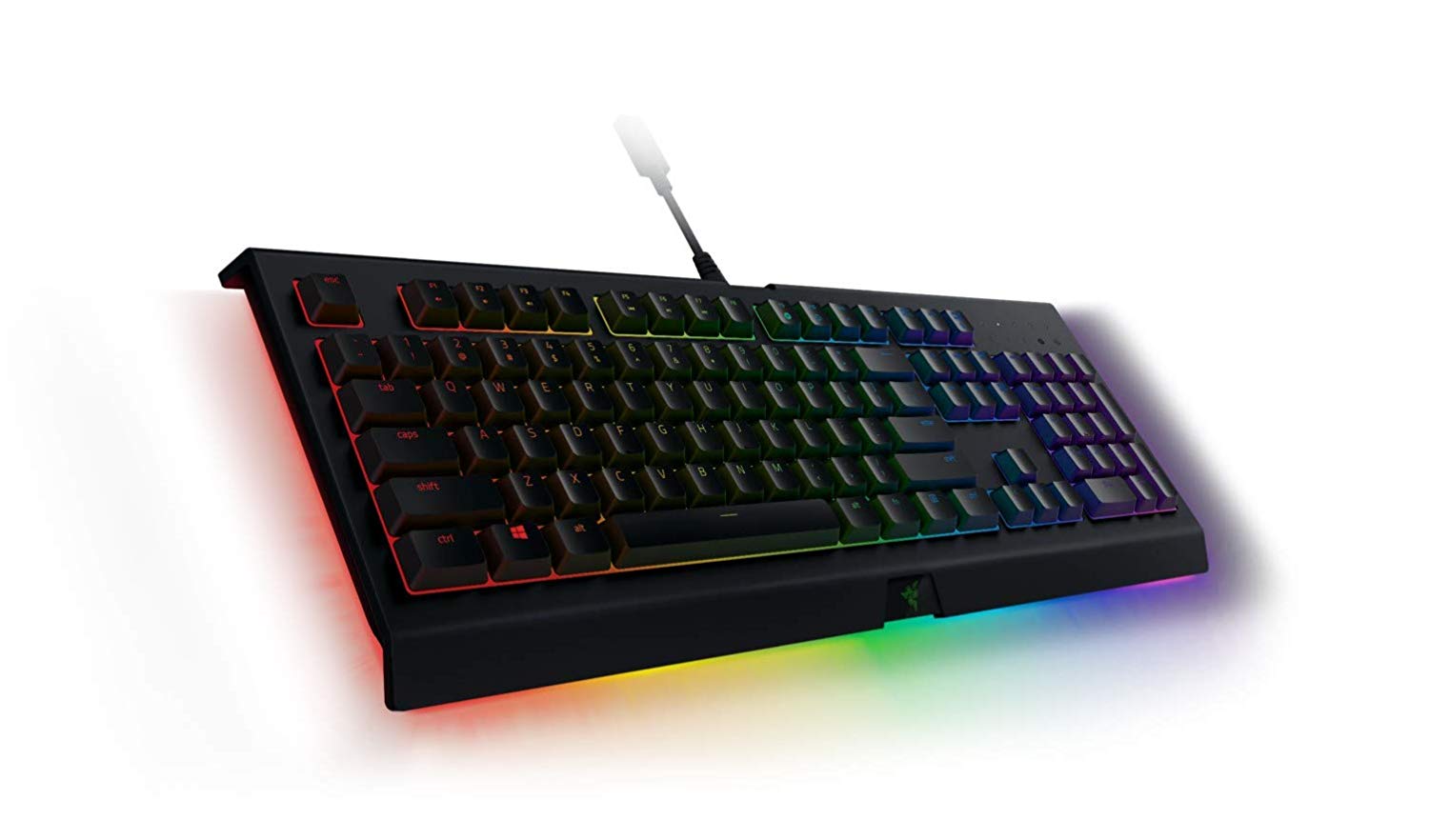 Razer Cynosa Chroma Pro Gaming Keyboard Membrane RGB Underglow USA Layout QWERTY ISO