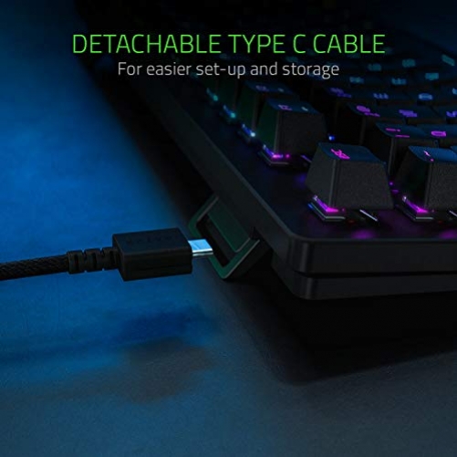 Razer Huntsman TE Gaming Keyboard Optical Red Switches TKL RGB US-Layout