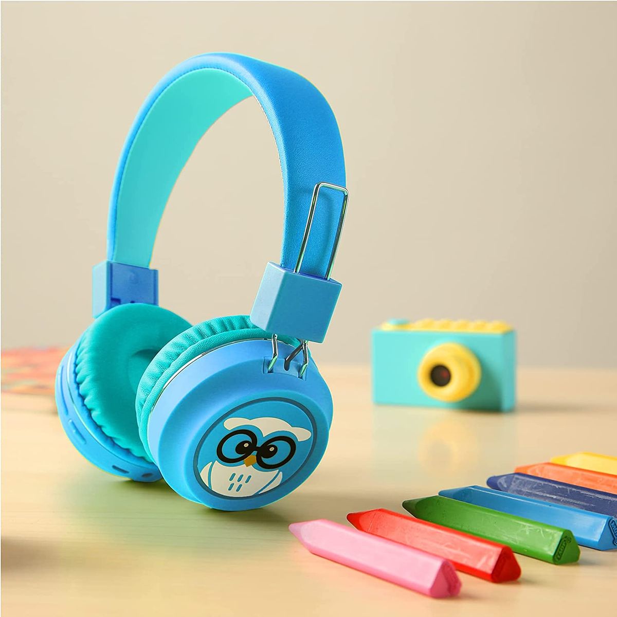 TinyGeeks Neo Bluetooth Headset for Children Blue