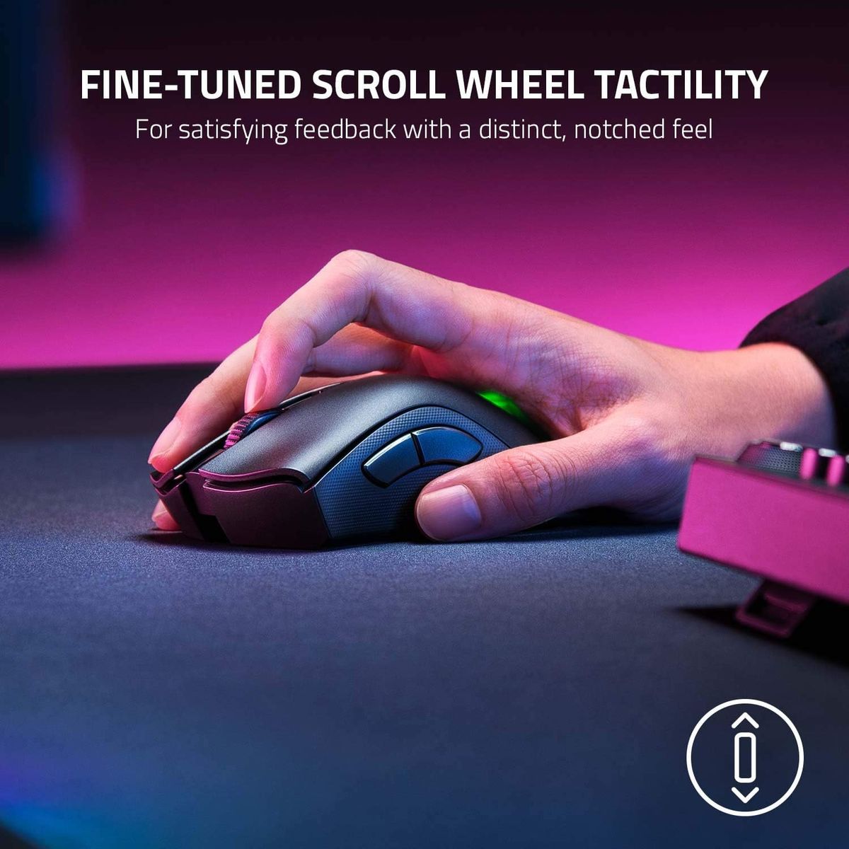 Razer DeathAdder V2 Pro Gaming Mouse Dual Wireless 20.000 DPI Ergonomic RGB mit Dock Black