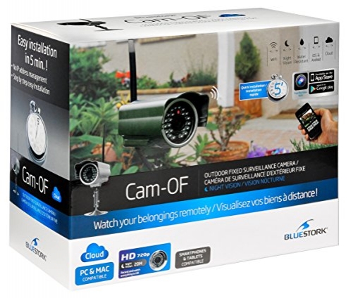 BLUESTORK High-Definition HD Outdoor IP Camera Night Vision