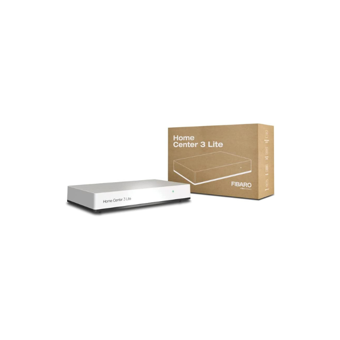 FIBARO Home Center 3 Lite Z-Wave 700 Box Alexa Google Home Z-Wave Switches Outlets Thermostats Security Sensors Cameras More