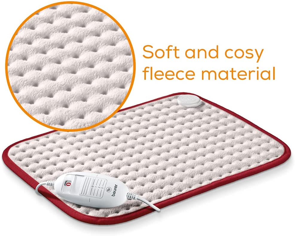 Beurer HK Comfort heating pad cuddly fleece Rose