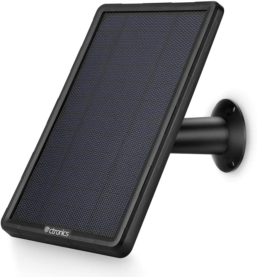 Ctronics Solar panel for Ctronics battery surveillance camera