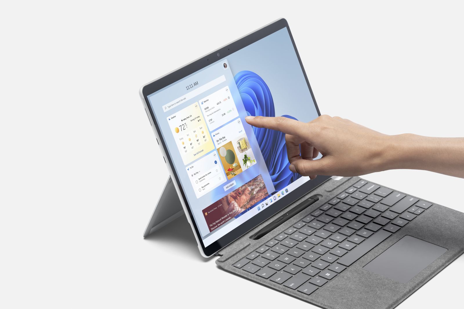 Microsoft Surface Pro Signature Keyboard Microsoft Cover port Blau - (USA Layout - QWERTY)