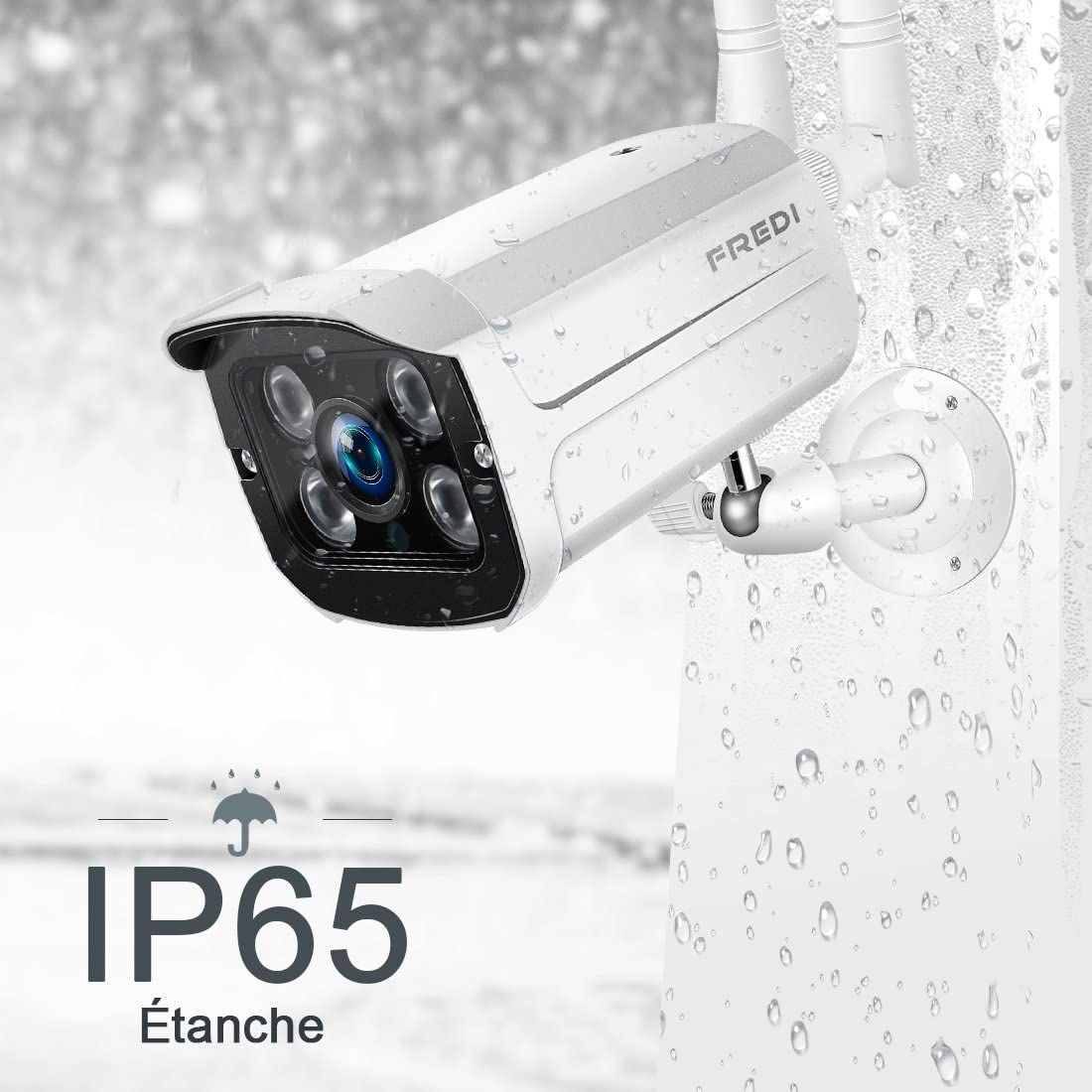 Fredi Camera HD 1080P IP Security CCTV Wireless Night Vision Motion Detection