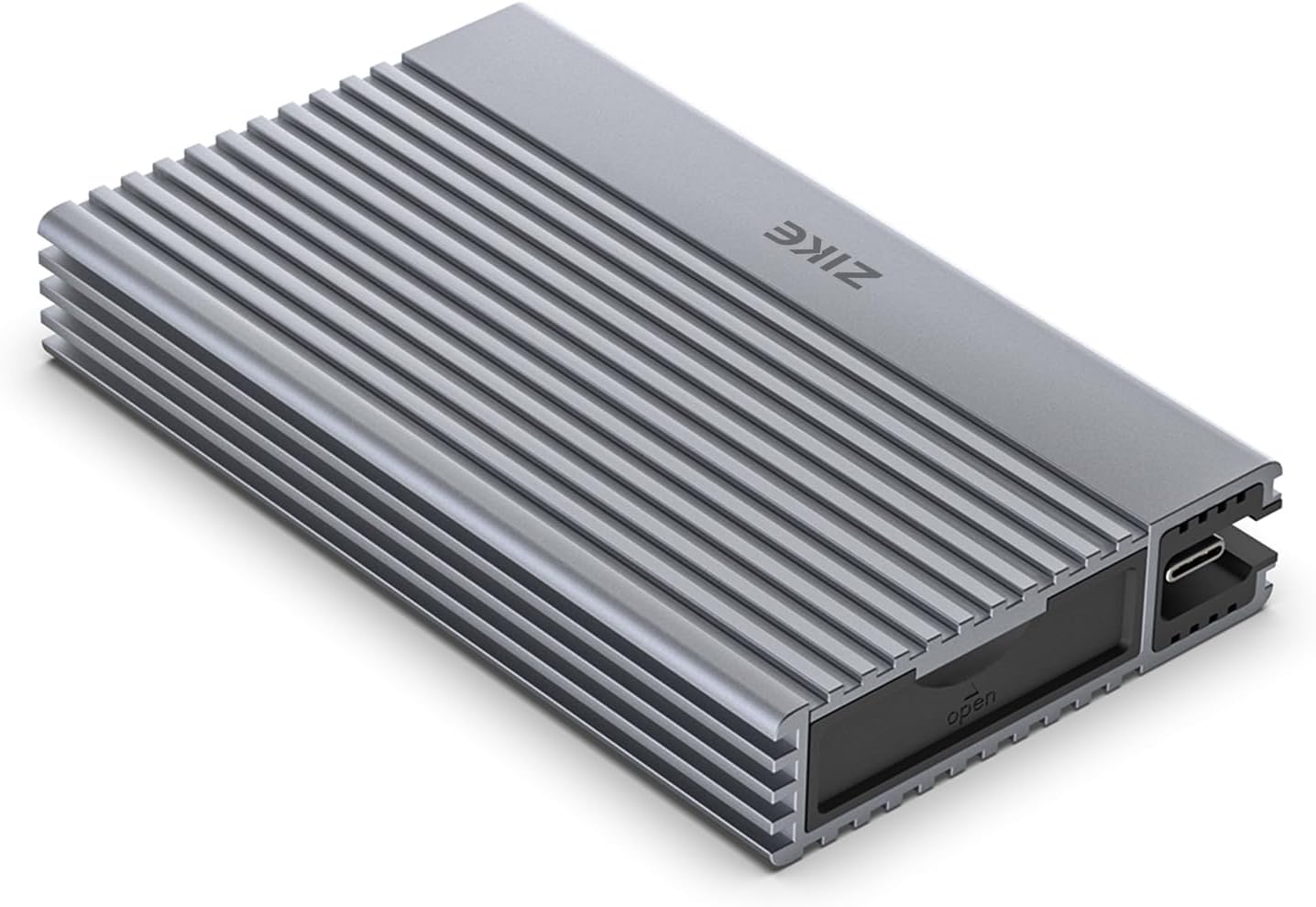 ZIKE 40Gbps M.2 NVMe SSD Gehäuse USB4.0 bis zu 3811MB/s Aluminiumgehäuse Z666, kompatibel mit Thunderbolt4 M.2 M-Key 2280, USB4 USB3.2 Gen2/Gen1 PCI-E Gen 4x4 werkzeuglose Installation
