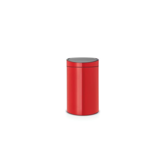 Brabantia Touch Bin New with removable plastic insert, passion red, 40L