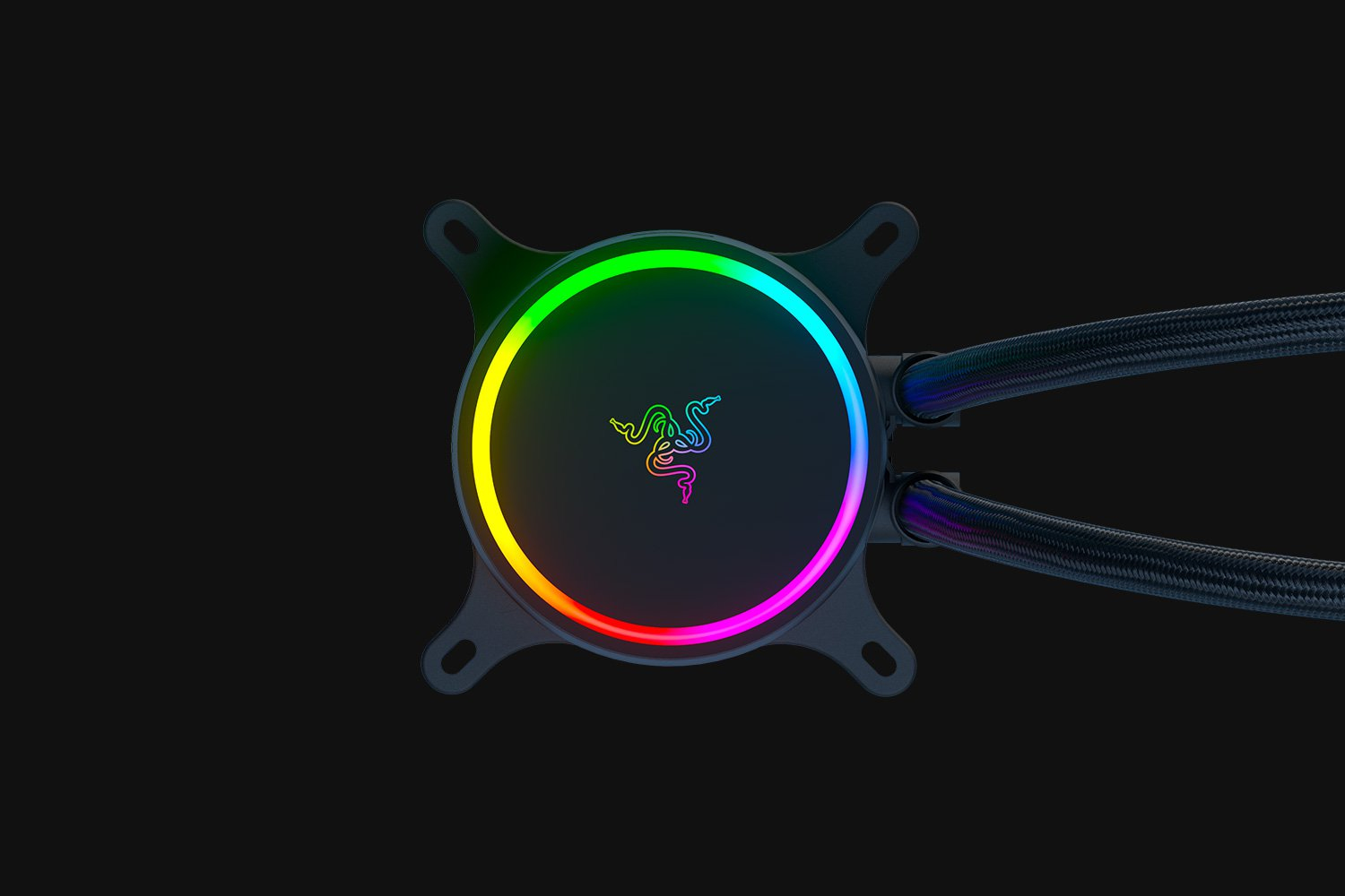 Razer Hanbo Chroma RGB AIO Liquid Cooler 360mm aRGB Pump Cap