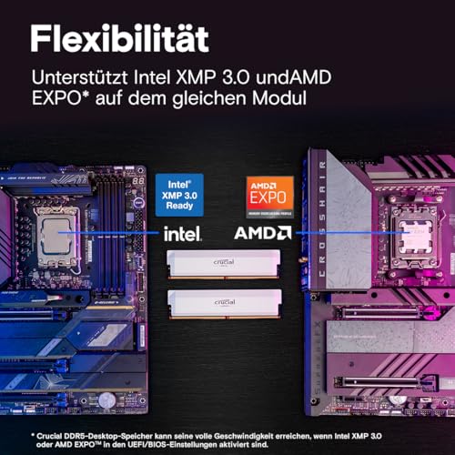 Crucial CP2K16G64C38U5W Pro Arbeitsspeicher 32 GB (2 x 16 GB) DDR5-6400 288-pin DIMM CAS38 1,35 V