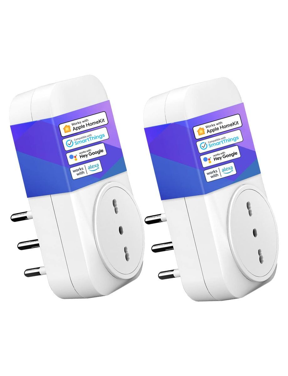 Meross Italienische intelligente Wi-Fi-Steckdose, Smart Plug 16 A (Typ L), kompatibel mit Apple HomeKit Siri, Alexa, Google Home und SmartThings, 2,4 GHz, kein Hub erforderlich (2 Stück), weiß Meross Italienische intelligente Wi-Fi-Steckdose, Smart Plug 16 A (Typ L), kompatibel mit Apple HomeKit Siri, Alexa, Google Home und SmartThings, 2,4 GHz, kein Hub erforderlich (2 Stück), weiß