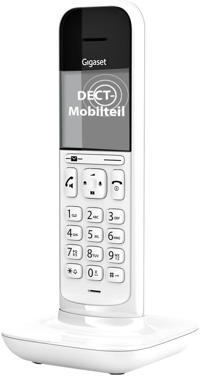 Gigaset CL390HX DECT-Mobilteil Schnurloses Senioren-Telefon für Router