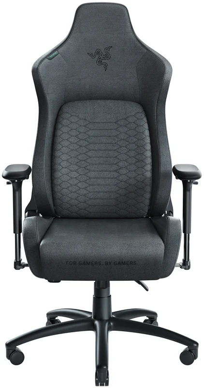 Razer Iskur Ergonomic Gaming & Office Chair Fabric < 136kg Lumbar Support Headrest Grey