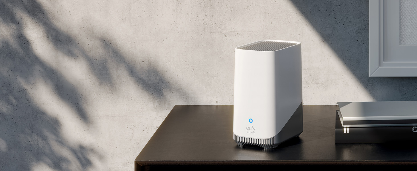 Eufy HomeBase 3 S380 Edge Security Center, Lokaler Speicher bis 16 TB, SATA SSD, 1x LAN, 2x USB, Gesichtserkennung, Weiß, EU