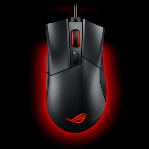 ASUS ROG Gladius II Ergonomische Optische 12.000 DPI Gaming Maus schwarz
