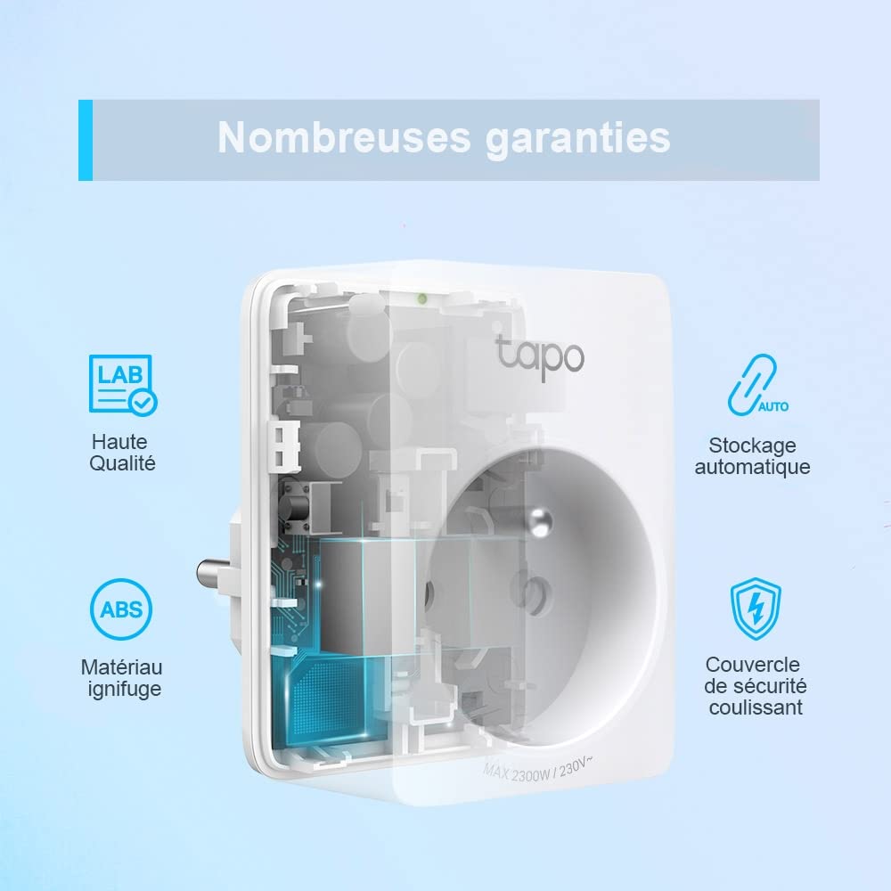 TP-Link Tapo P100 (4-pack) Smart Plug 2300 W Weiß