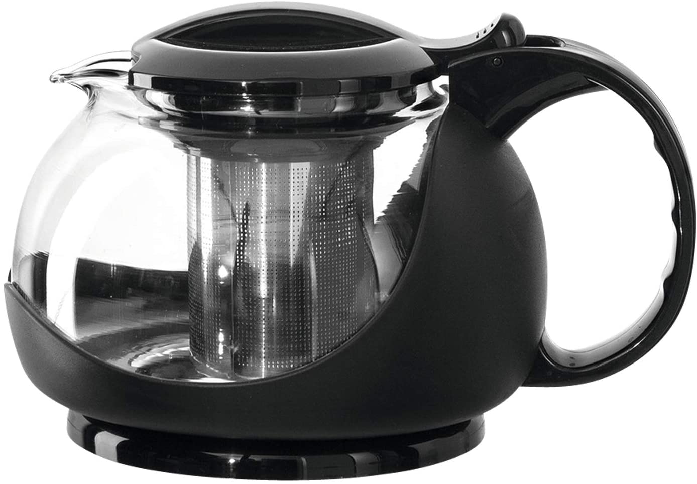 Montana 050250 Teapot Single Teapot 1000 ml Black, Transparent