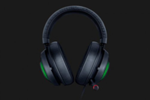 Razer Kraken Ultimate Gaming Headset 360° Surround-Sound USB ANC Chroma RGB for PC Black/Green