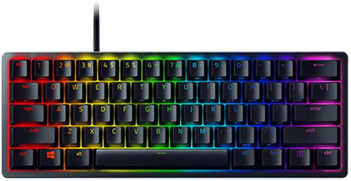 Razer Huntsman Mini Gaming Keyboard Optical Red Switches Chroma RGB DEU Layout QWERTZ