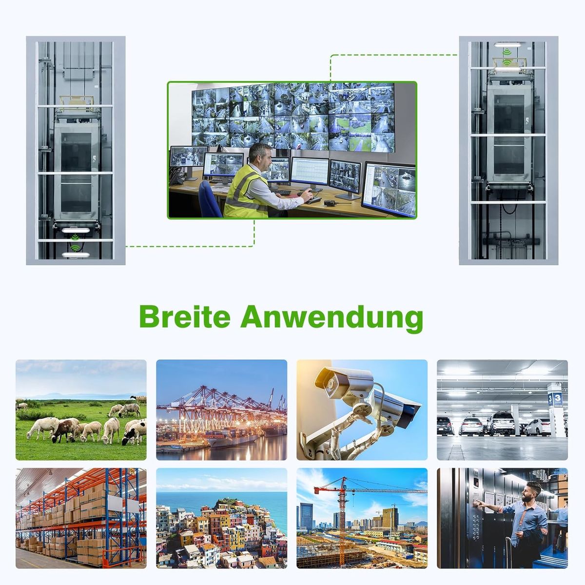 AdaLov CPE660 Outdoor WLAN-Bridge 5.8GHz 14dBi PoE 24/48V 2x RJ45 IP65 3km Reichweite