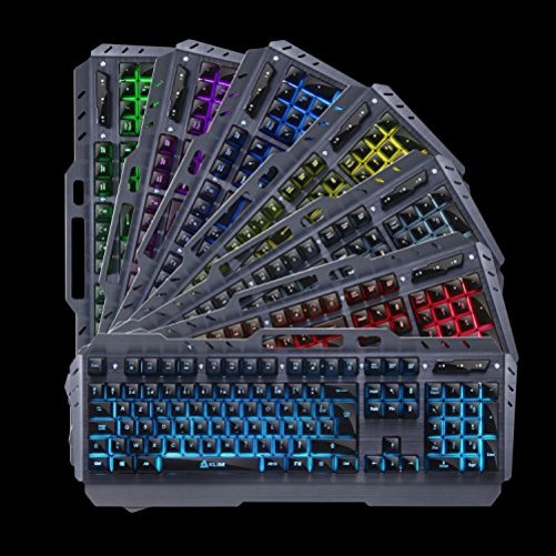 KLIM Lightning Hybrid Halbmechanisches Gaming Tastatur FR-Layout