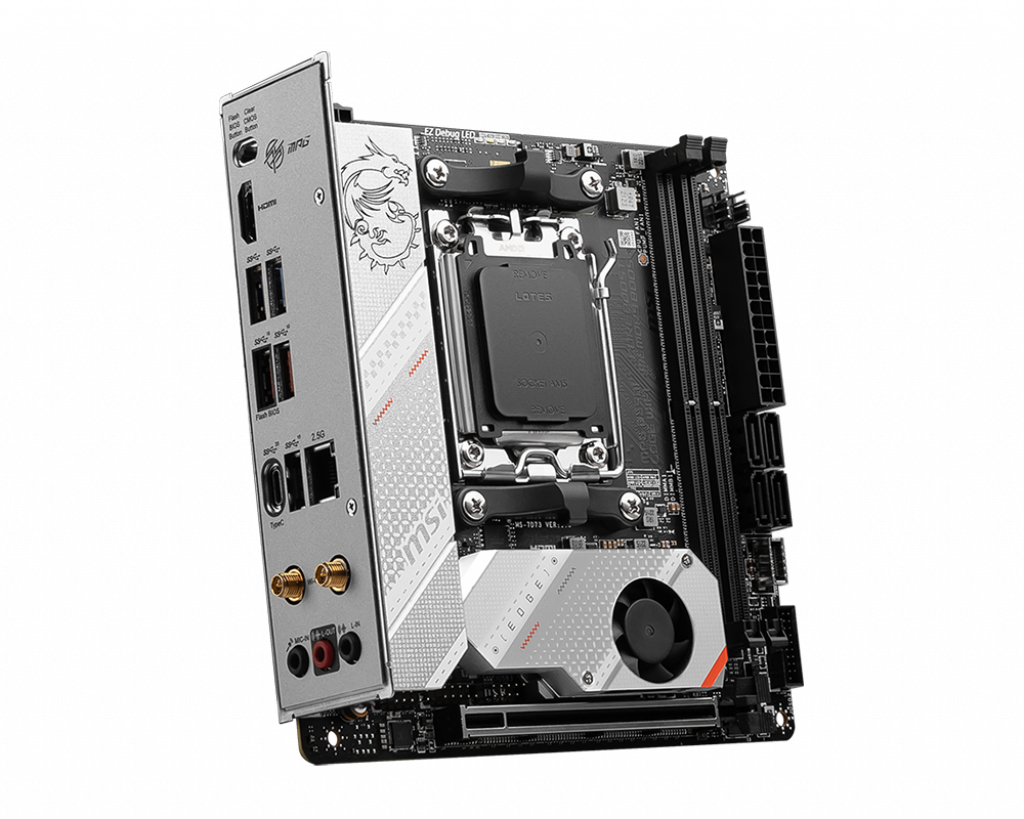 MSI MPG B650I EDGE WIFI Motherboard AMD B650 Buchse AM5 mini ATX