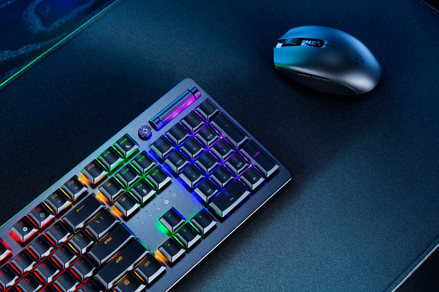 Razer DeathStalker V2 Pro Gaming Keyboard Dual Wireless Optical Red Switches RGB FRA Layout AZERTY