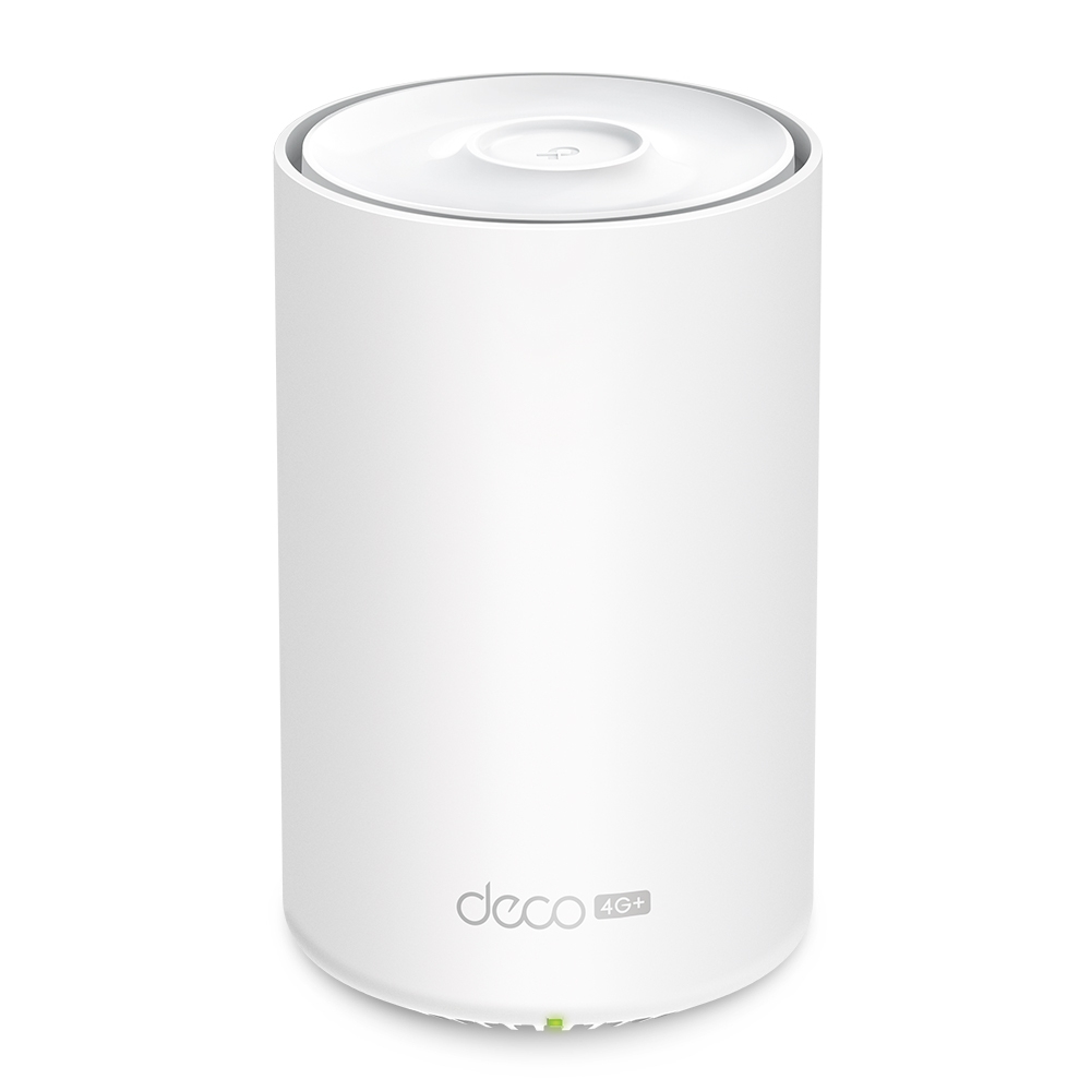 TP-Link Deco X20-4G 4G+ AX1800 Mesh WiFi 6 Mobile Router Gateway, Dual-Band, Ethernet-WAN, Nano-SIM, 150 Geräte, 200 m², WPA3, V2.0, EU