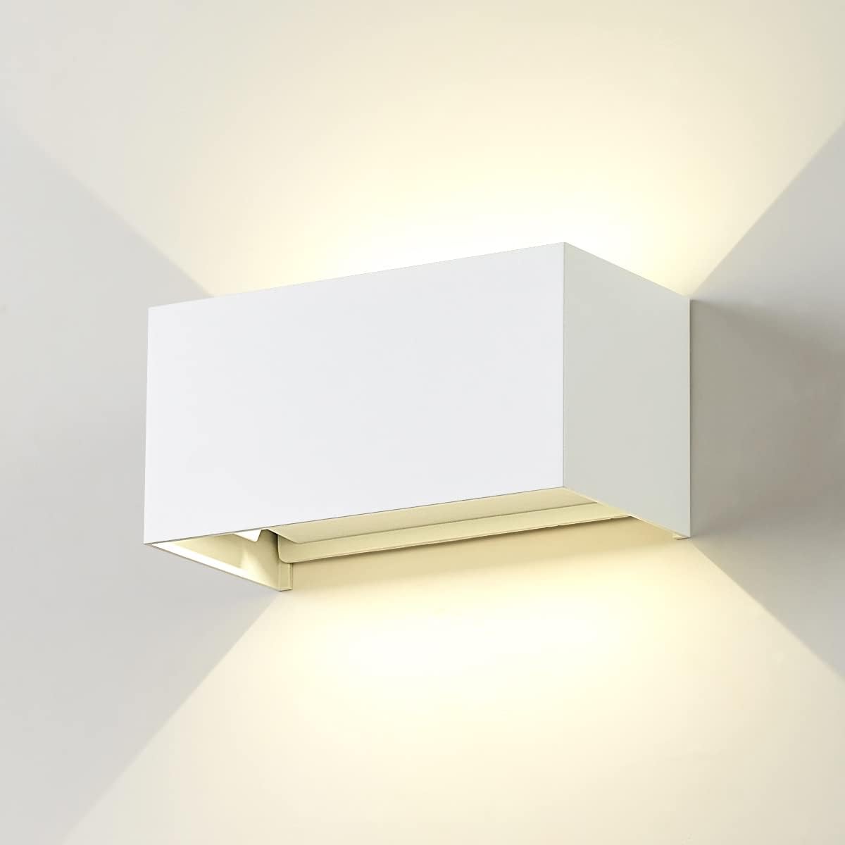 Dr.lazy 20W Dekorative Wandlampen,wasserdicht IP65 LED-Wandbeleuchtung im Innen-und Außenbereich, Einstellbarer Lichtstrahl, Außenwandleuchten 4000K Naturweiß (Weiß/Naturweiß) Dr.lazy 20W Dekorative Wandlampen,wasserdicht IP65 LED-Wandbeleuchtung im Innen-und Außenbereich, Einstellbarer Lichtstrahl, Außenwandleuchten 4000K Naturweiß (Weiß/Naturweiß)