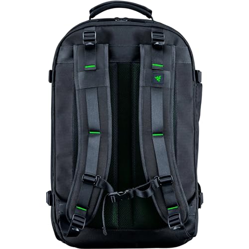 Razer Rogue V3 Rucksack Lässig Schwarz Polyester, Notebookfach 43,2 cm (17"), Unisex, Wasserfest, Seitentasche