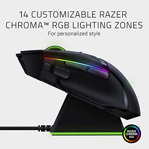 Razer Basilisk Ultimate Gaming Mouse Wireless RF 20.000 DPI RGB mit Dock