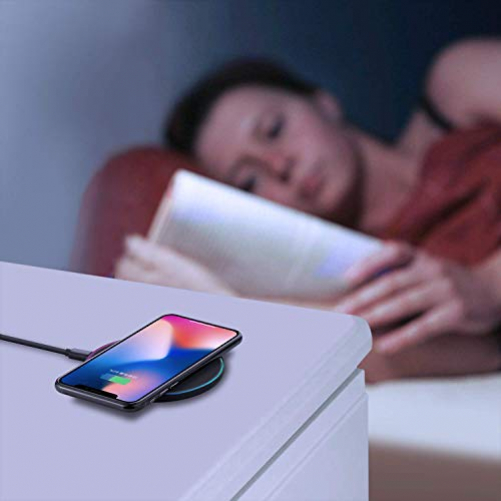 Klim UFO kabellose Qi zertifizierte RGB Ladestation für iPhone Samsung Huawei ..