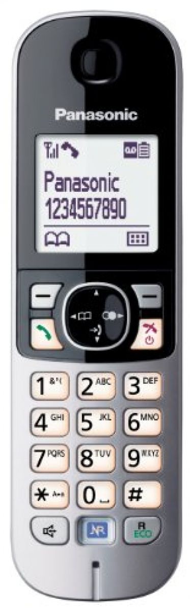 PANASONIC DECT-Schnurlostelefon 4,6 cm 1,8" Grafik-Display Anrufbeantworter