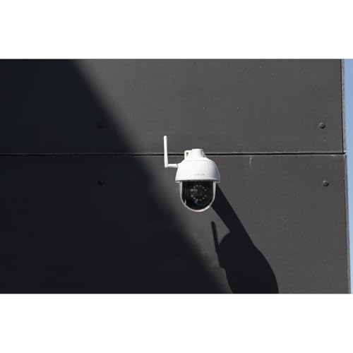 CHACON 34564 Außen-Dome-Überwachungskamera, WLAN, Full HD 1920 x 1080, Nachtsicht bis 12 m, wetterfestes Aluminiumgehäuse, 270° horizontal, 90° vertikal