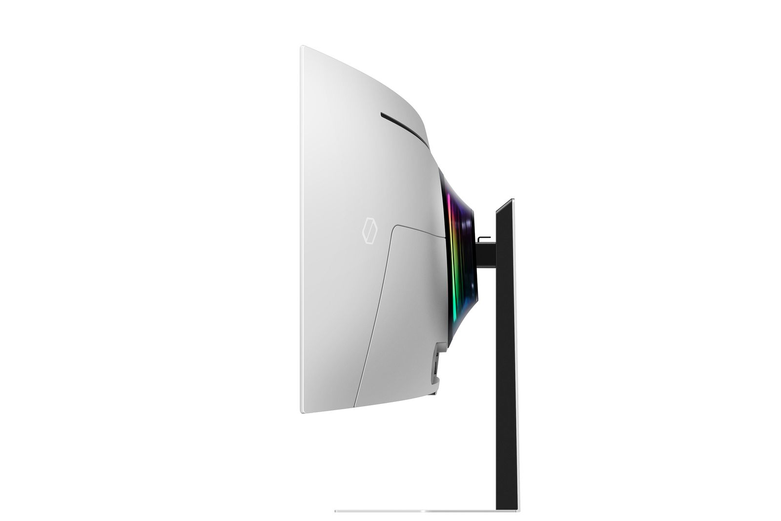Samsung G95SC Computerbildschirm 124,5 cm (49") 5120 x 1440 Pixel Dual QHD OLED Silber