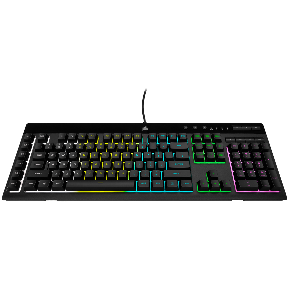 Corsair K55 RGB PRO Tastatur Gaming USB Schwarz - (DEU Layout - QWERTZ)