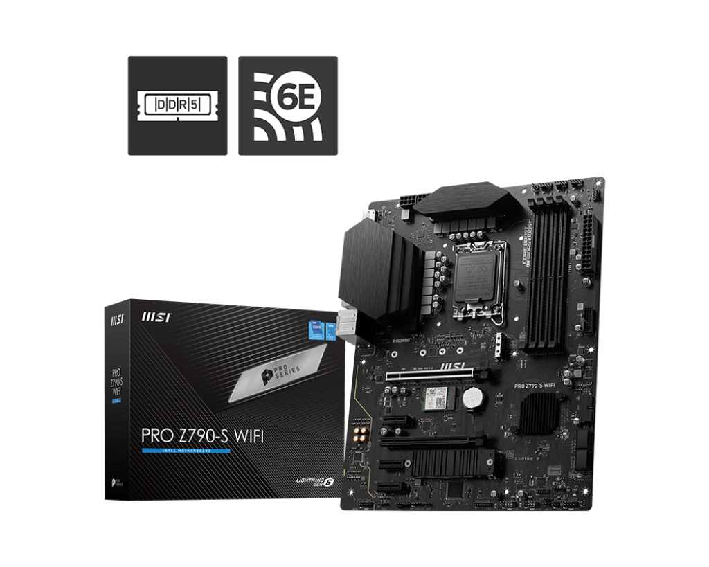 MSI PRO Z790-S WIFI Motherboard Intel Z790 LGA 1700 ATX