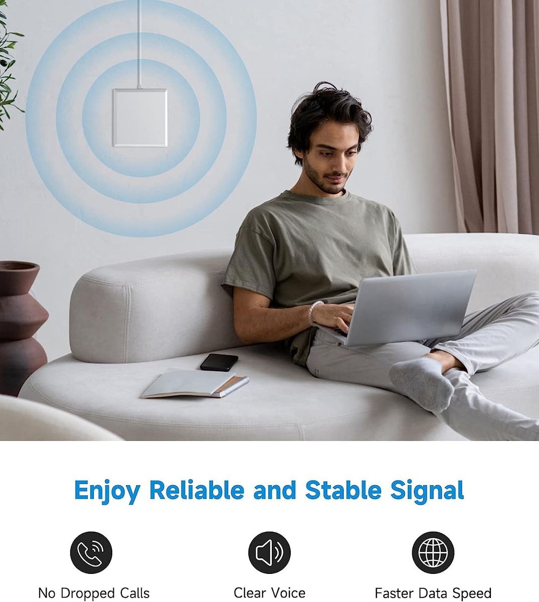 ANYCALL Handy Signalverstärker GSM 4g 3g LTE Repeater Band 8/3/1 900-1800-2100MHz Mobilfunk Verstärker für Zuhause Büro Signalverstärker Handy Sprachanrufe Daten für Alle Netzbetreiber Band 1/3/8-Zuhause Büro