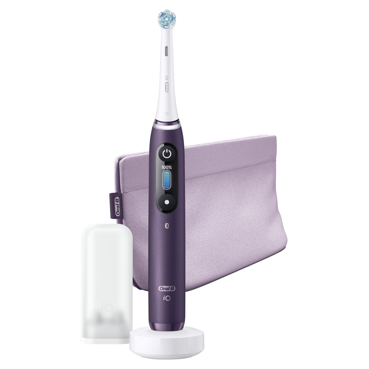 Oral-B iO Electric Toothbrush Adult Rotating Toothbrush Purple, White