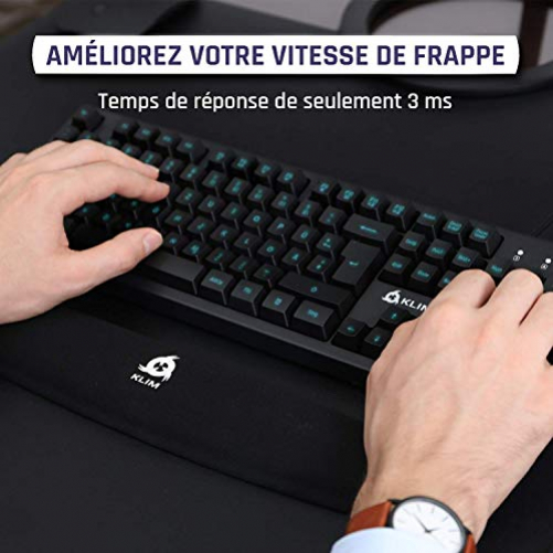 KLIM Bolt RGB Gaming Tastatur Multimedia-Steuerung Wired FR-Layout